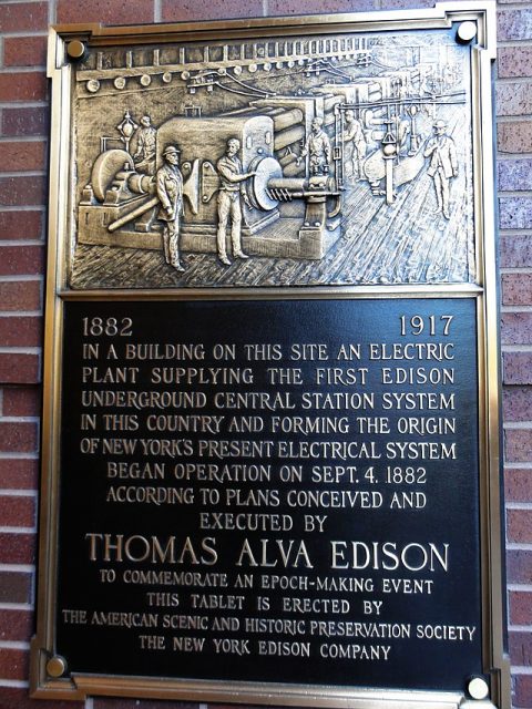 Thomas Edison Biography - Thomas Edison electric power distribution grid pics
