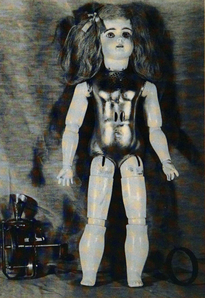 An original Edison talking doll made in 1890