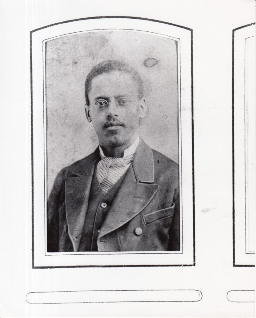 Portrait of inventor and patent expert Lewis Howard Latimer