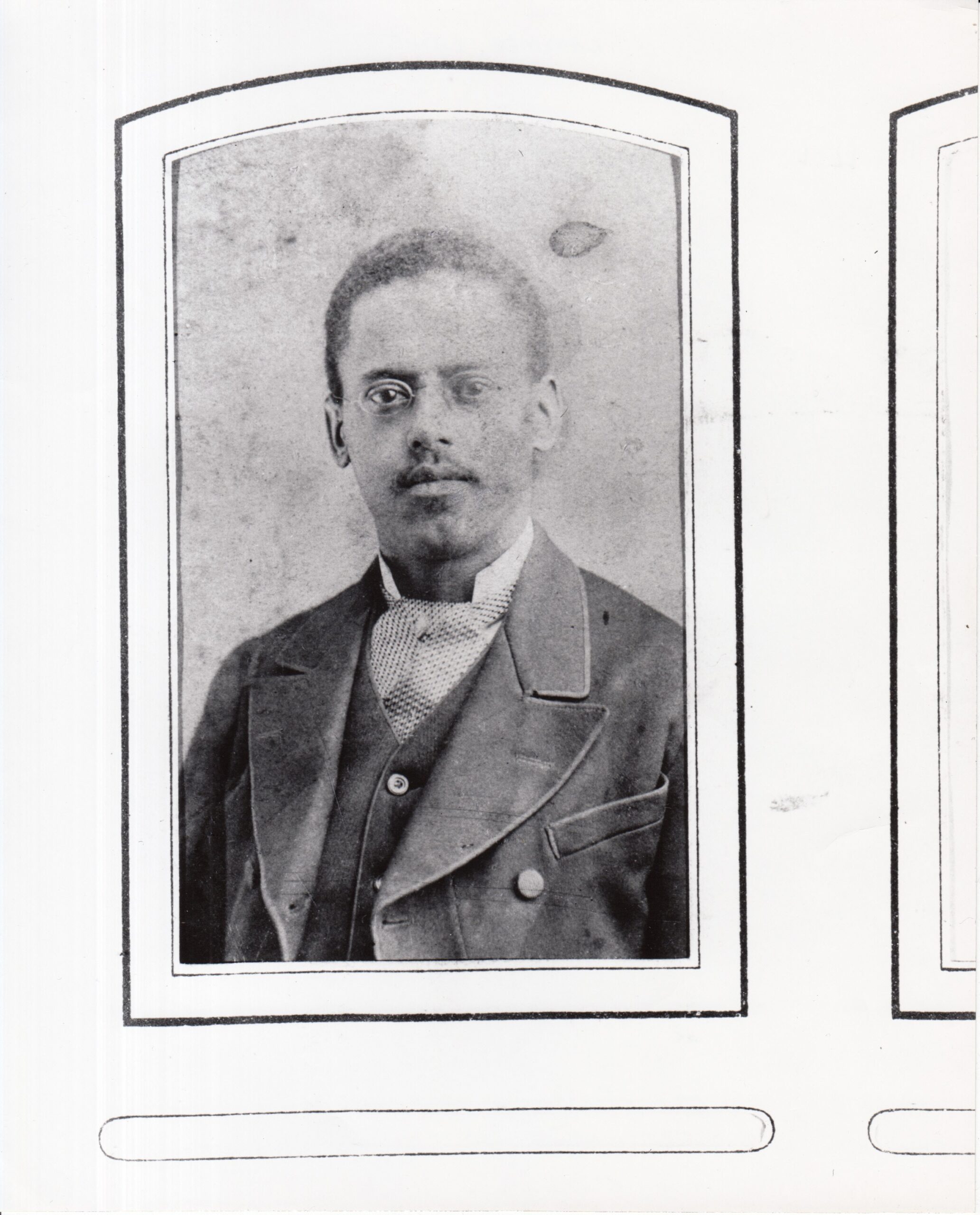 Portrait of inventor and patent draftsman Lewis Howard Latimer