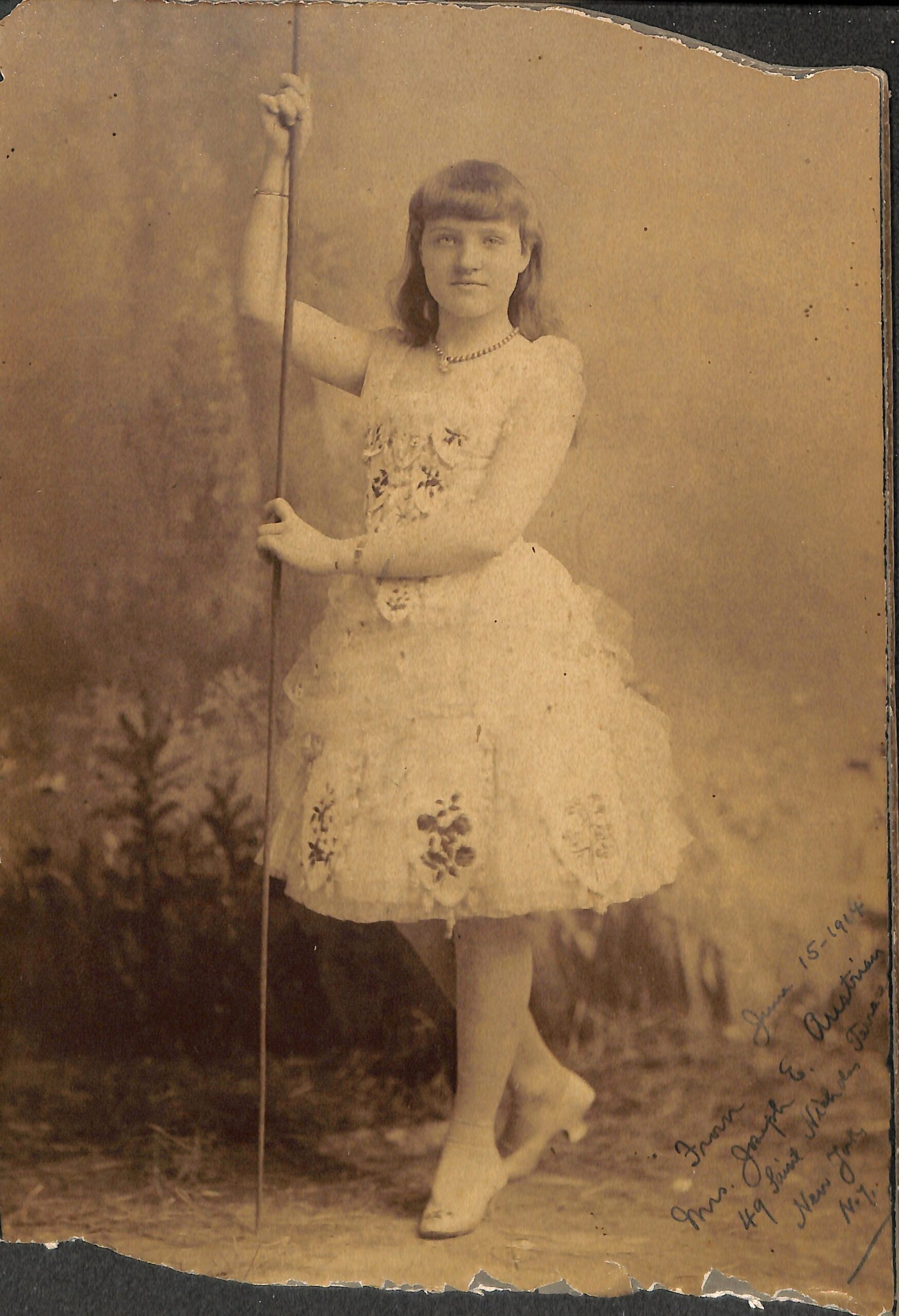 Marion Estelle Edison, known as Dot, around 1883