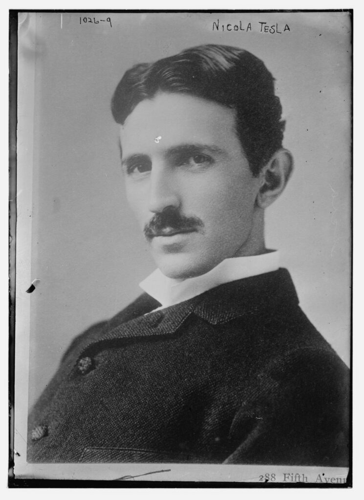 Portrait of Nikola Tesla around 1890