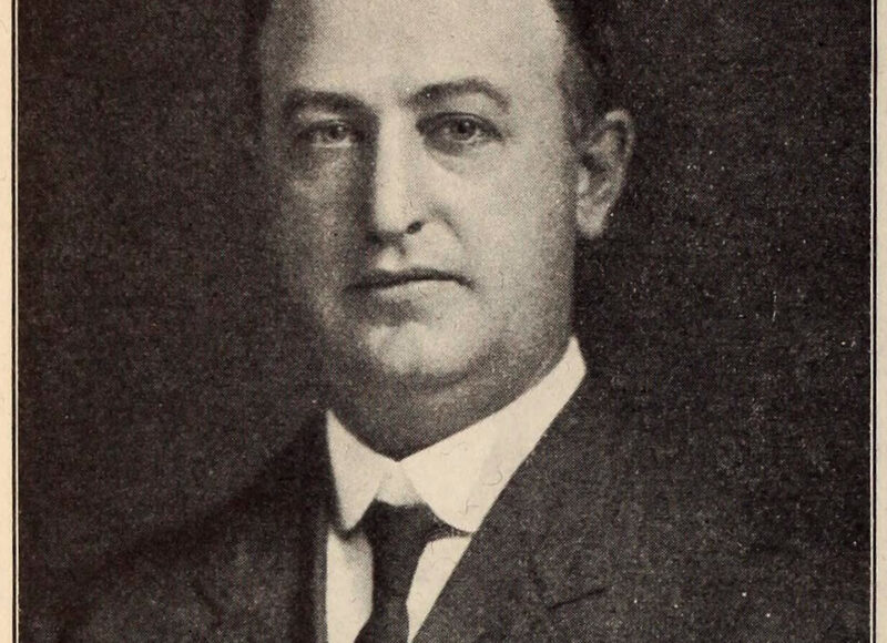 Portrait of Walter H. Miller, a senior recording expert in Thomas Edison’s organisation